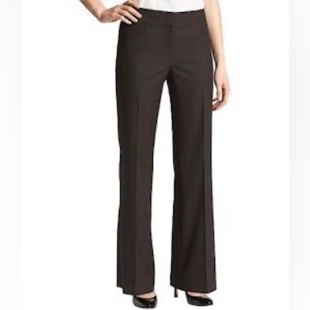 Halogen Quinn fit wide leg dress pants 10